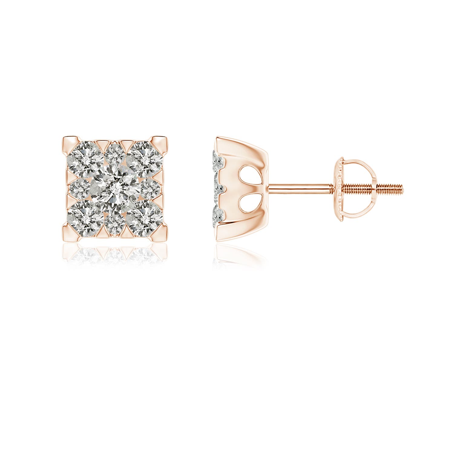 K, I3 / 0.74 CT / 14 KT Rose Gold