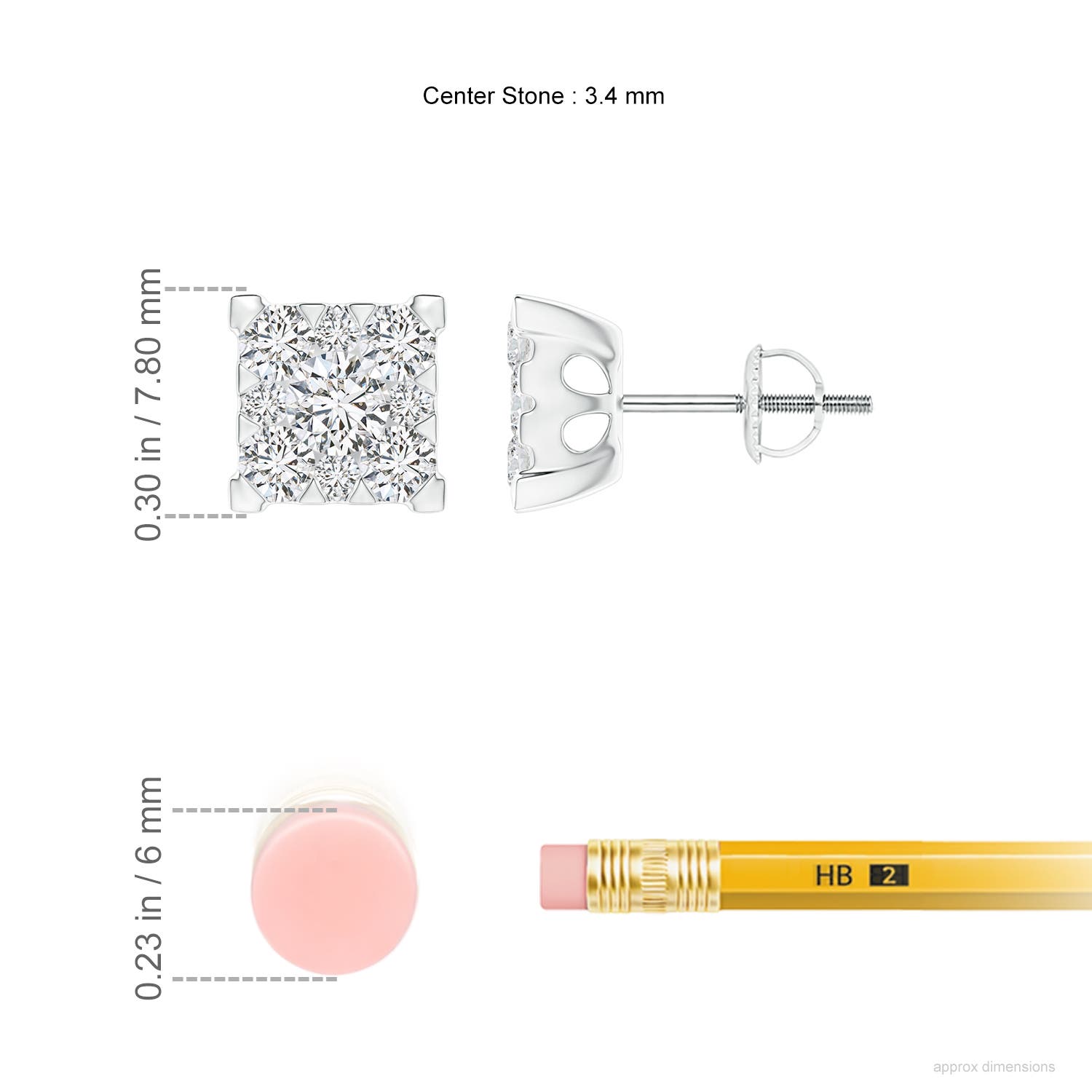 H, SI2 / 1.01 CT / 14 KT White Gold