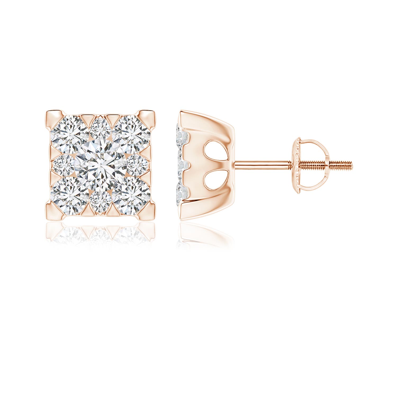 H, SI2 / 1.24 CT / 14 KT Rose Gold