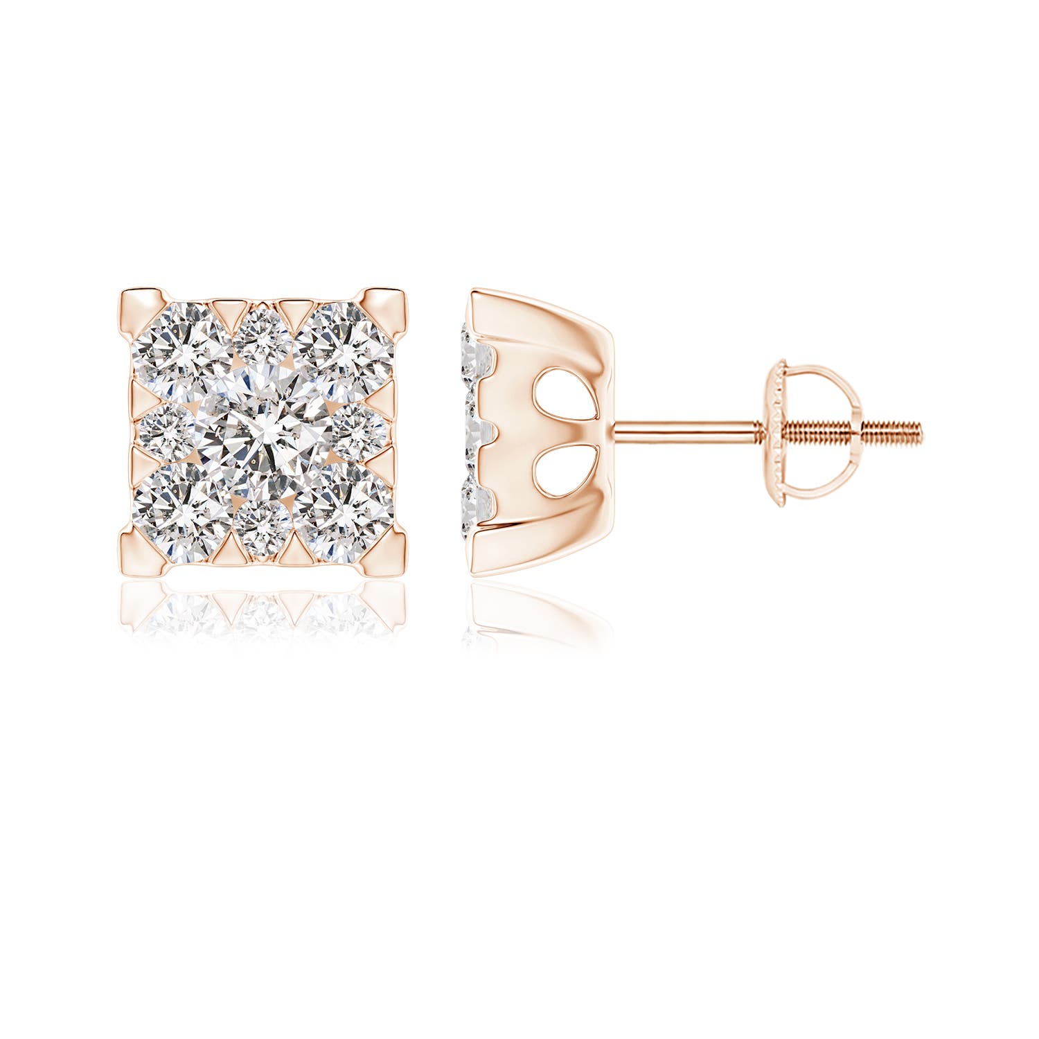 I-J, I1-I2 / 1.24 CT / 14 KT Rose Gold