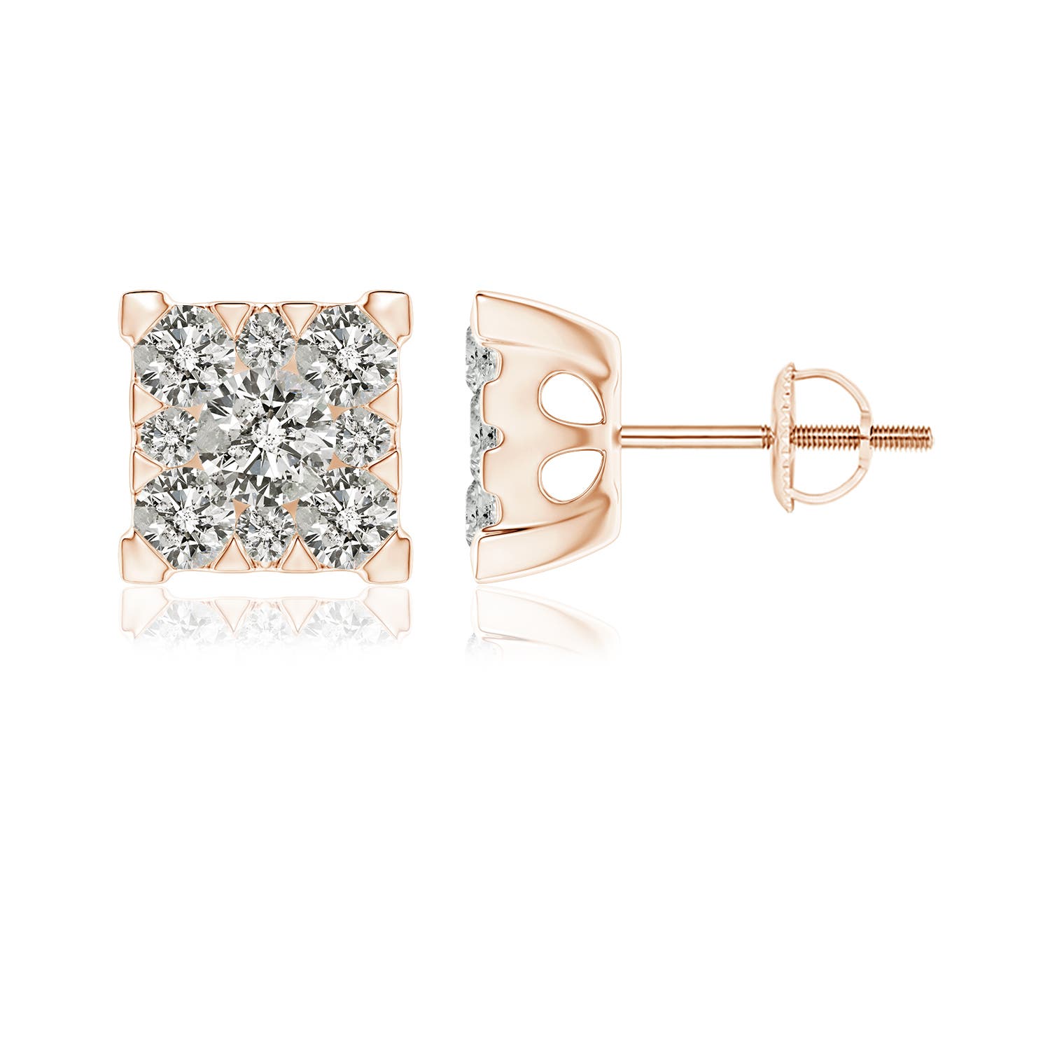 K, I3 / 1.24 CT / 14 KT Rose Gold