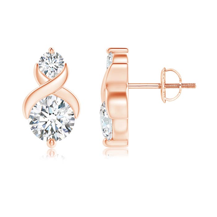 G, VS2 / 0.6 CT / 14 KT Rose Gold