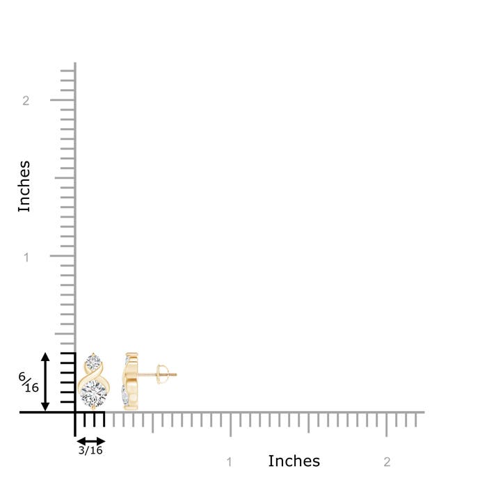 H, SI2 / 0.6 CT / 14 KT Yellow Gold