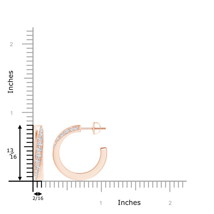 G, VS2 / 0.71 CT / 14 KT Rose Gold