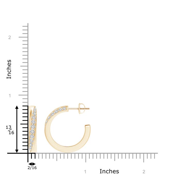 H, SI2 / 0.71 CT / 14 KT Yellow Gold