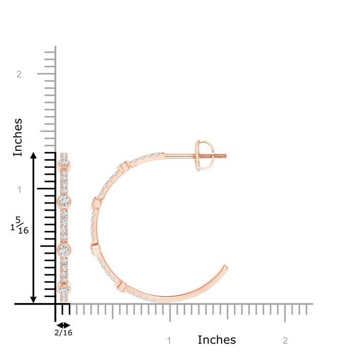 G, VS2 / 0.98 CT / 14 KT Rose Gold