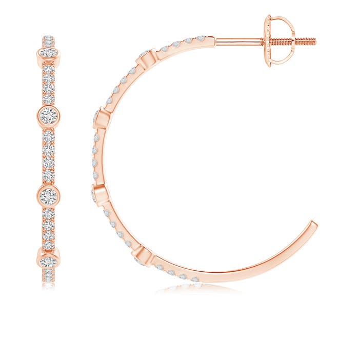 H, SI2 / 0.98 CT / 14 KT Rose Gold