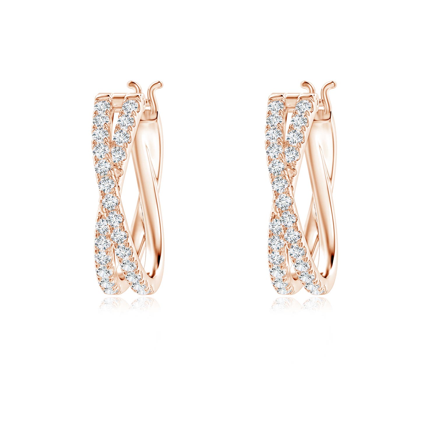 G, VS2 / 0.34 CT / 14 KT Rose Gold