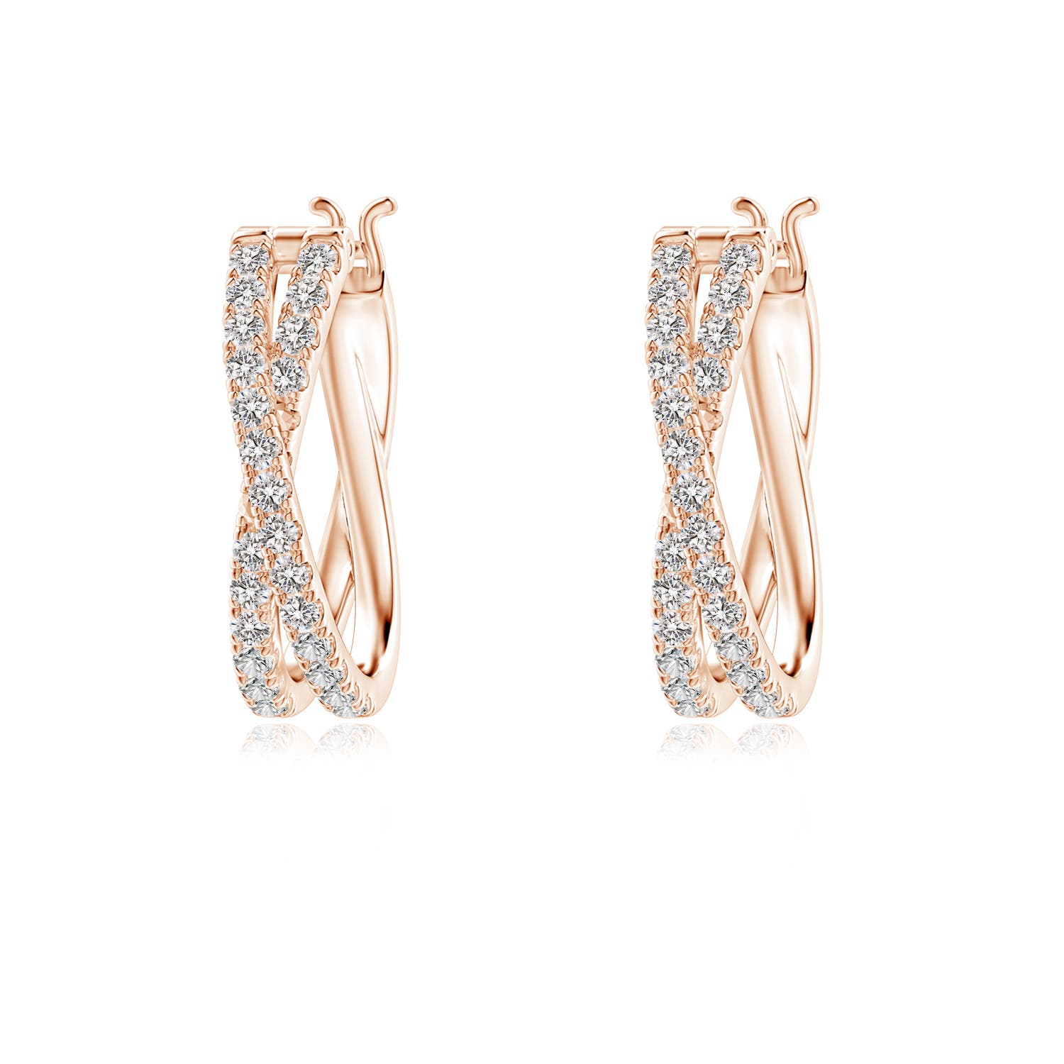 I-J, I1-I2 / 0.34 CT / 14 KT Rose Gold