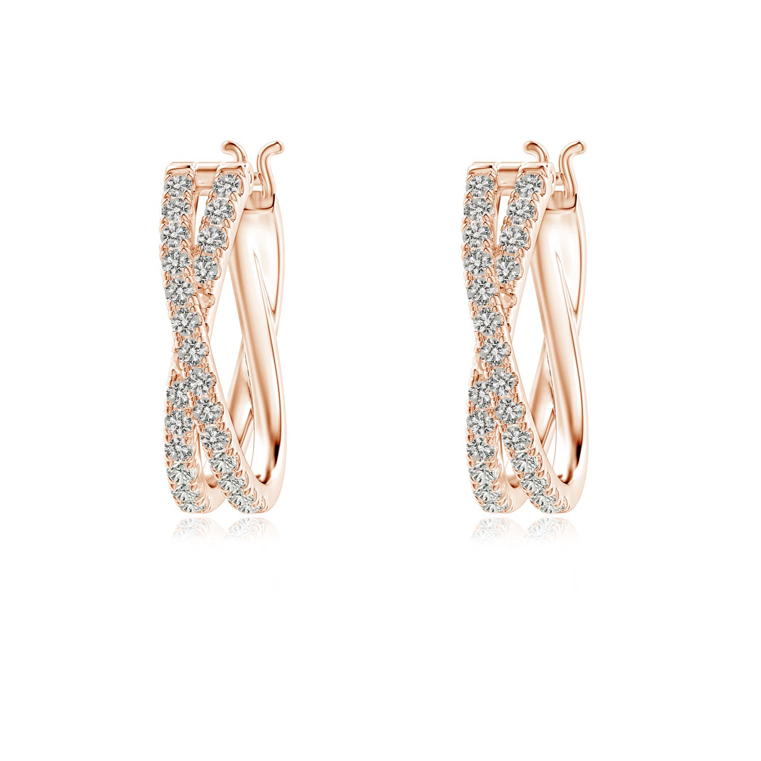 K, I3 / 0.34 CT / 14 KT Rose Gold