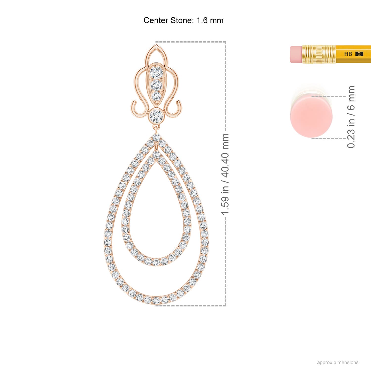 G, VS2 / 0.99 CT / 14 KT Rose Gold