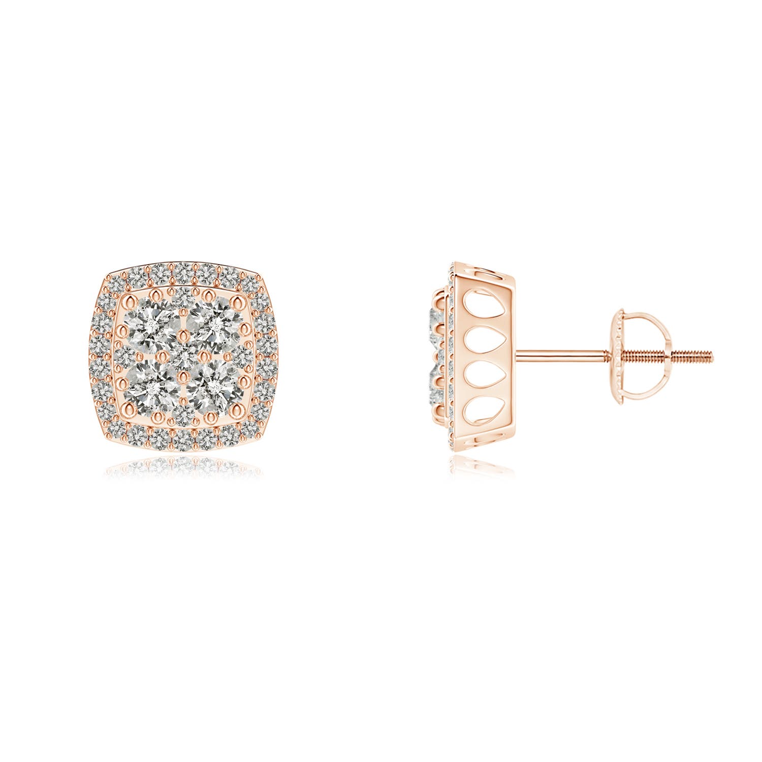 K, I3 / 0.76 CT / 14 KT Rose Gold