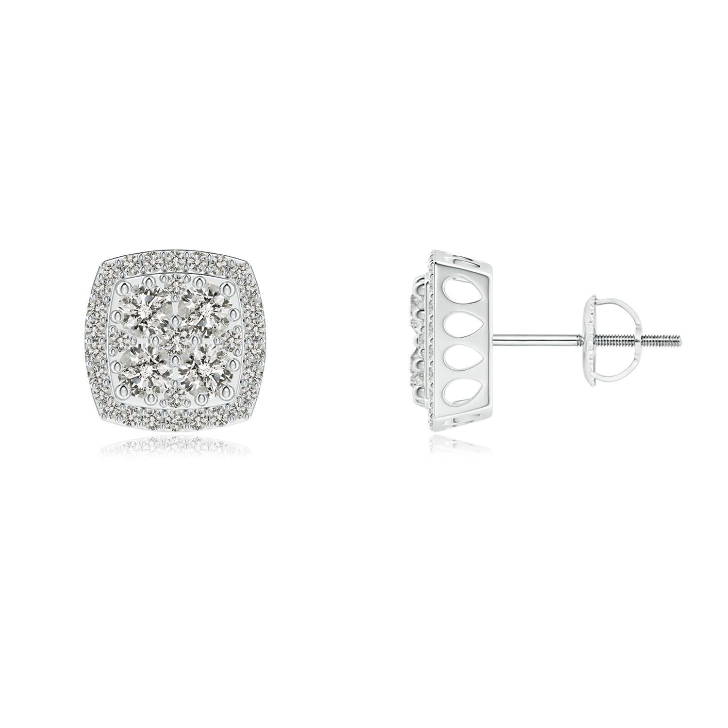 K, I3 / 0.76 CT / 14 KT White Gold