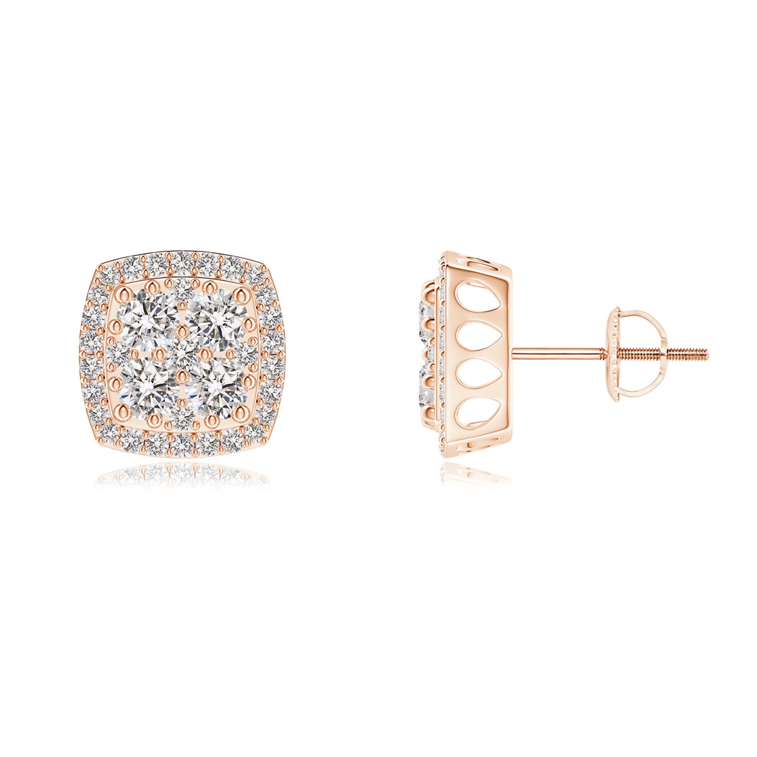 I-J, I1-I2 / 1 CT / 14 KT Rose Gold