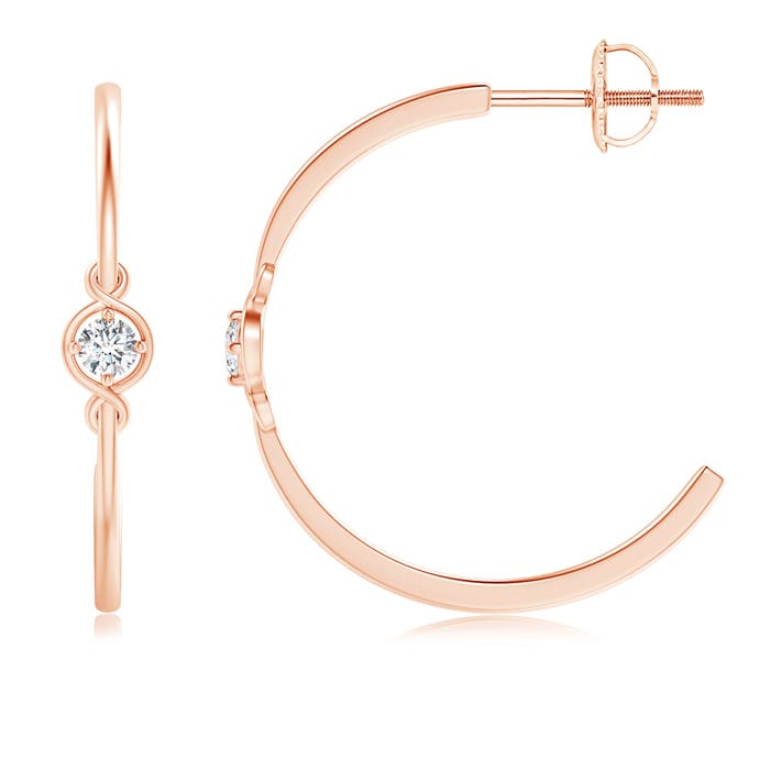 G, VS2 / 0.29 CT / 14 KT Rose Gold