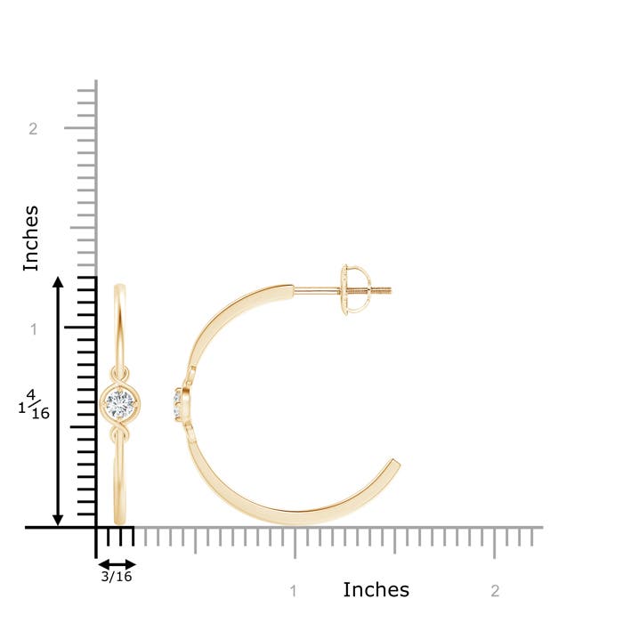 G, VS2 / 0.29 CT / 14 KT Yellow Gold