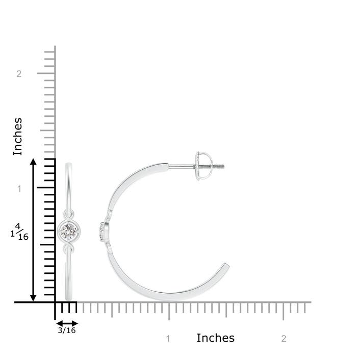 I-J, I1-I2 / 0.29 CT / 14 KT White Gold