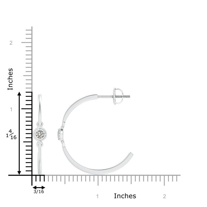 K, I3 / 0.29 CT / 14 KT White Gold