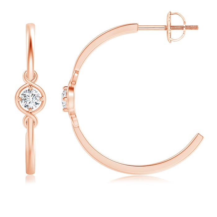 G, VS2 / 0.5 CT / 14 KT Rose Gold