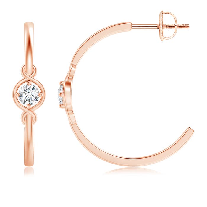 G, VS2 / 0.7 CT / 14 KT Rose Gold