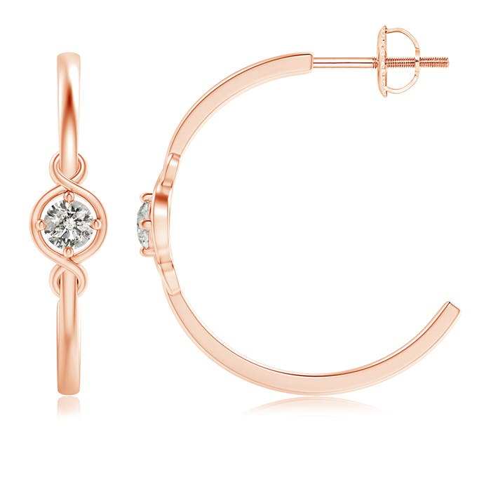 K, I3 / 0.7 CT / 14 KT Rose Gold