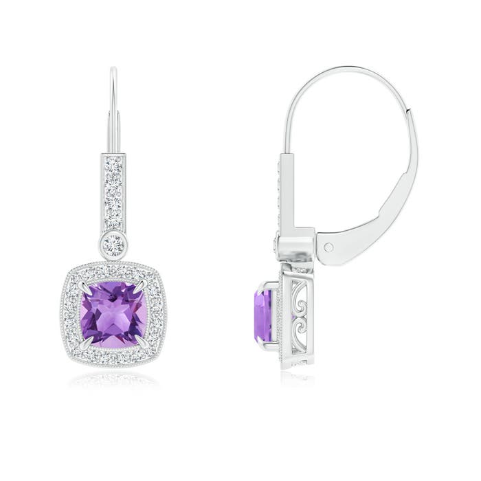 A - Amethyst / 1.52 CT / 14 KT White Gold