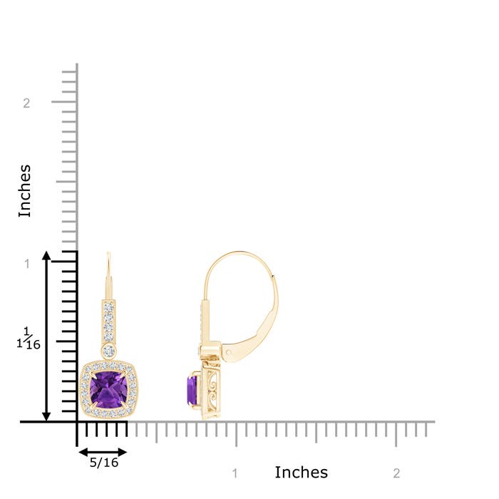 AAAA - Amethyst / 1.52 CT / 14 KT Yellow Gold