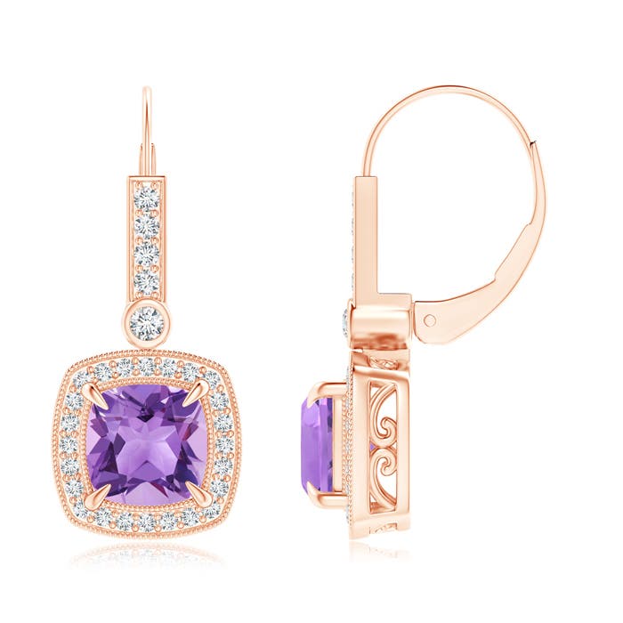 A - Amethyst / 3.18 CT / 14 KT Rose Gold