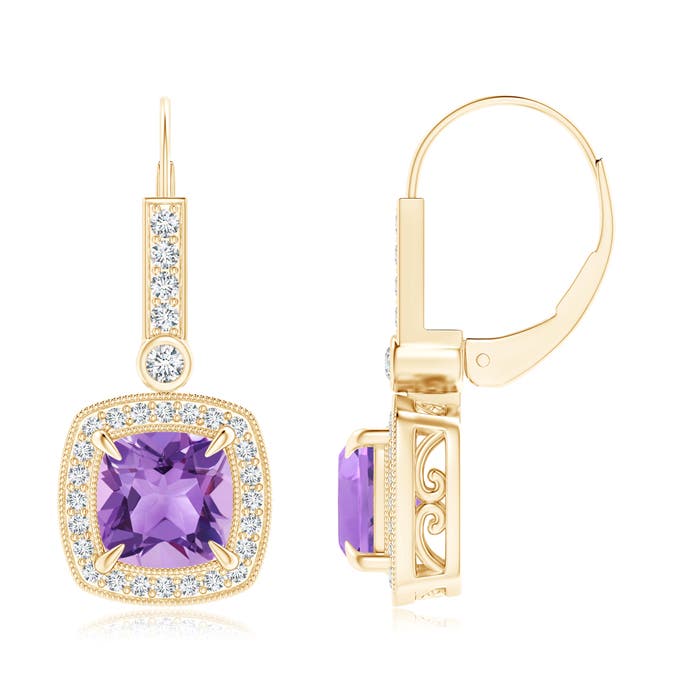 A - Amethyst / 3.18 CT / 14 KT Yellow Gold