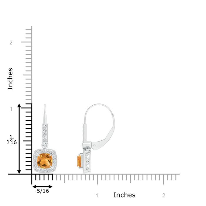 A - Citrine / 1.52 CT / 14 KT White Gold