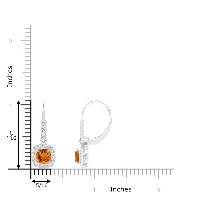 AAA - Citrine / 1.52 CT / 14 KT White Gold