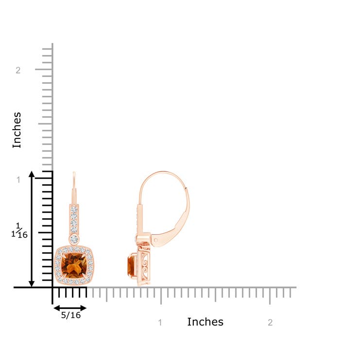 AAAA - Citrine / 1.52 CT / 14 KT Rose Gold