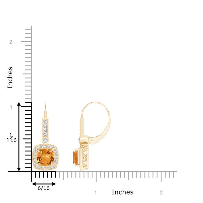 AA - Citrine / 2.19 CT / 14 KT Yellow Gold