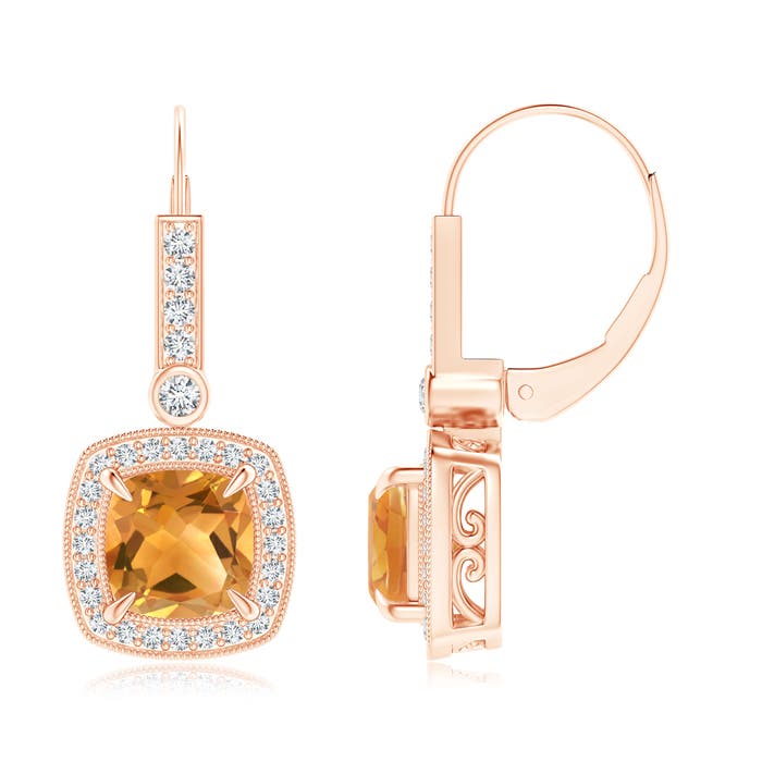 A - Citrine / 3.28 CT / 14 KT Rose Gold