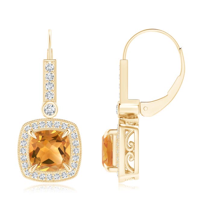 A - Citrine / 3.28 CT / 14 KT Yellow Gold