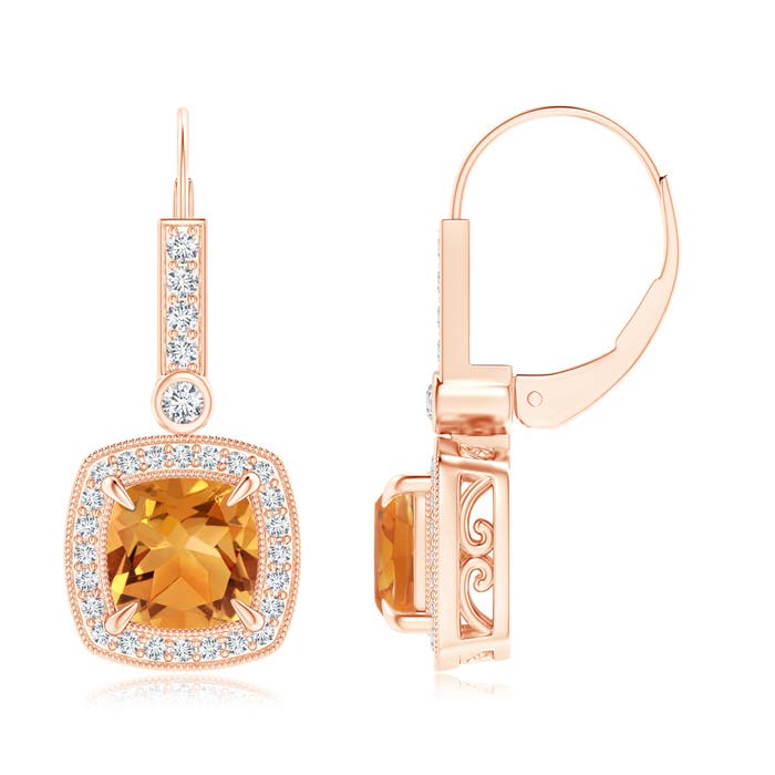 AA - Citrine / 3.28 CT / 14 KT Rose Gold