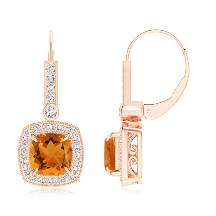 AAA - Citrine / 3.28 CT / 14 KT Rose Gold