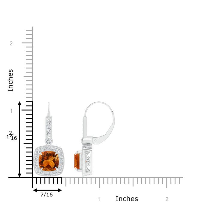 AAAA - Citrine / 3.28 CT / 14 KT White Gold