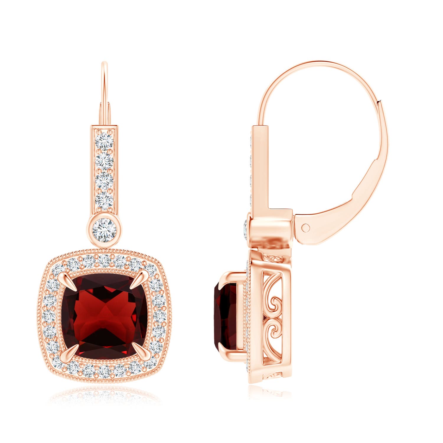 AAA - Garnet / 3.18 CT / 14 KT Rose Gold