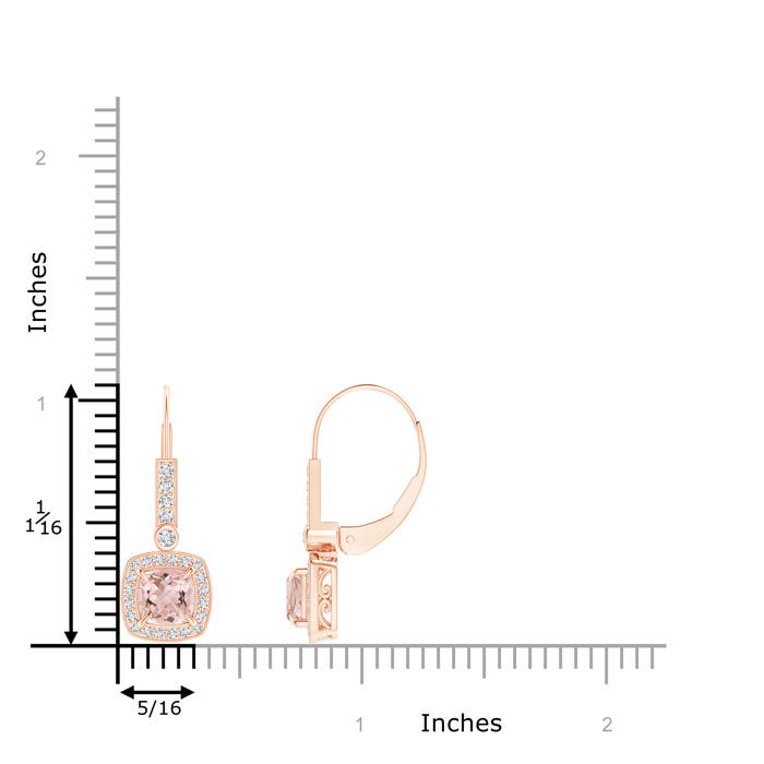 AAAA - Morganite / 1.22 CT / 14 KT Rose Gold