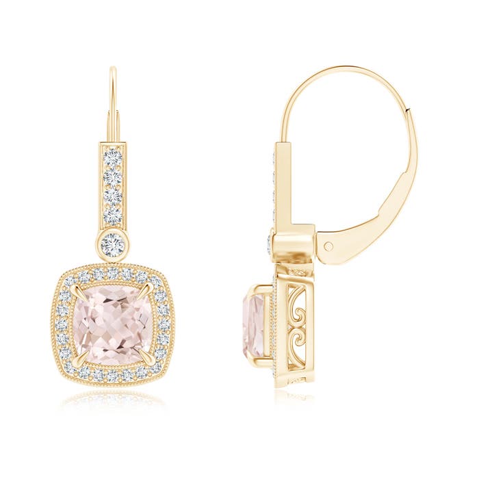 A - Morganite / 1.89 CT / 14 KT Yellow Gold