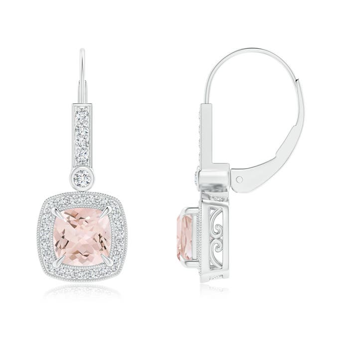 AA - Morganite / 1.89 CT / 14 KT White Gold