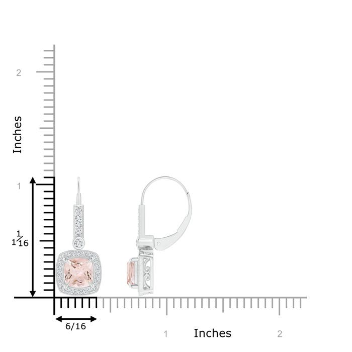 AA - Morganite / 1.89 CT / 14 KT White Gold