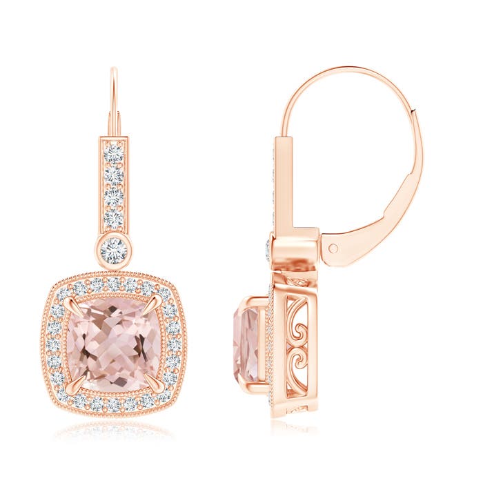 AAAA - Morganite / 2.88 CT / 14 KT Rose Gold