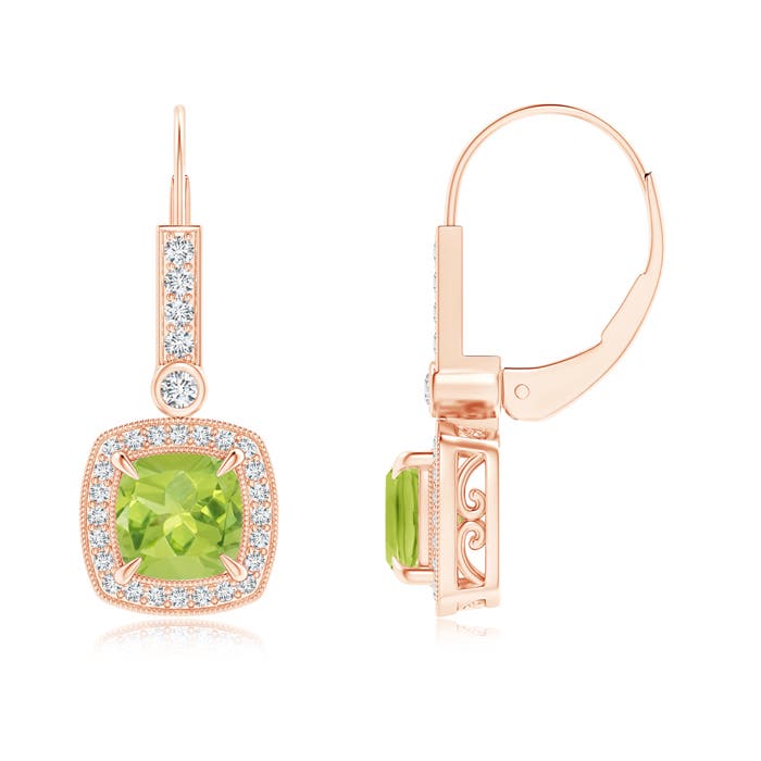 AA - Peridot / 2.59 CT / 14 KT Rose Gold