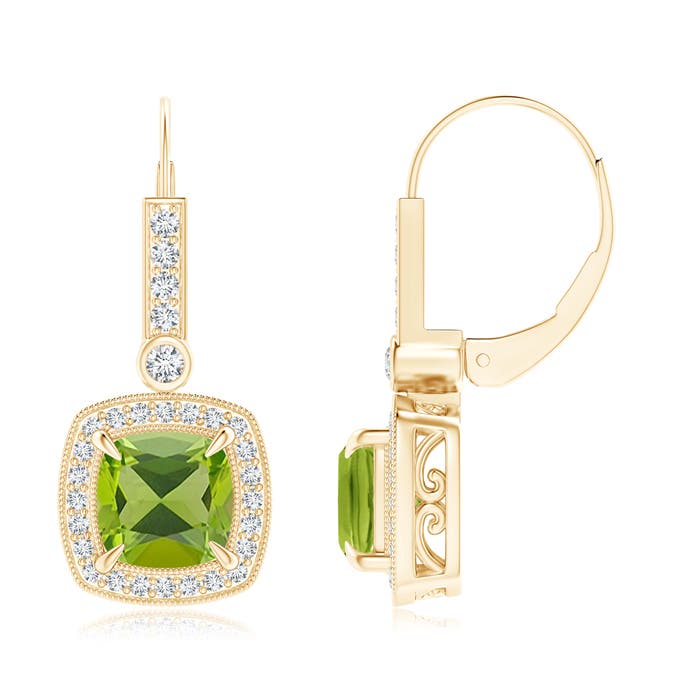 AAA - Peridot / 3.28 CT / 14 KT Yellow Gold