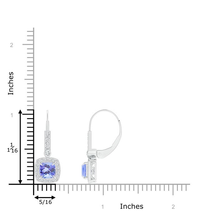 A - Tanzanite / 1.92 CT / 14 KT White Gold