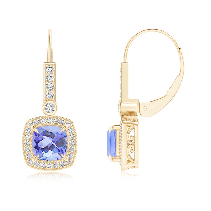 A - Tanzanite / 2.49 CT / 14 KT Yellow Gold