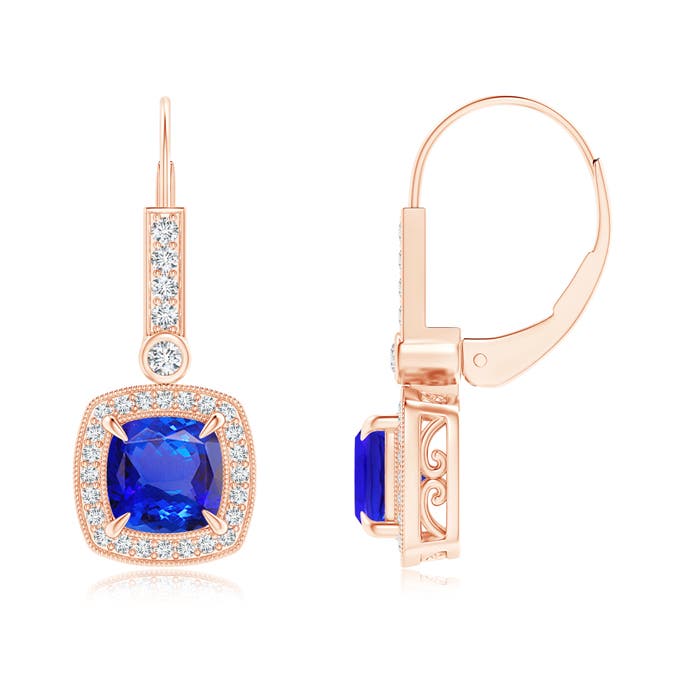 AAA - Tanzanite / 2.49 CT / 14 KT Rose Gold