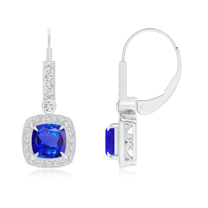 AAA - Tanzanite / 2.49 CT / 14 KT White Gold